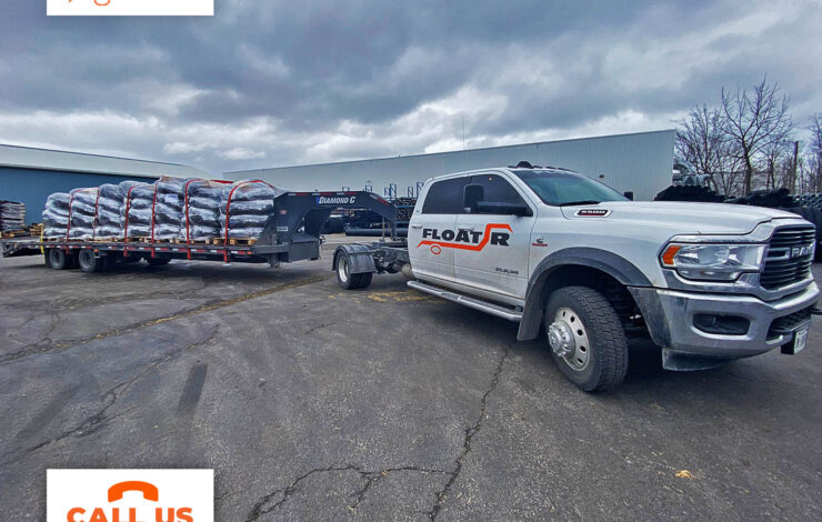 Ram 5500 hauling freight